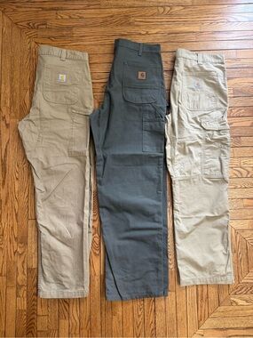 Carhartt Men's Work Pants x3